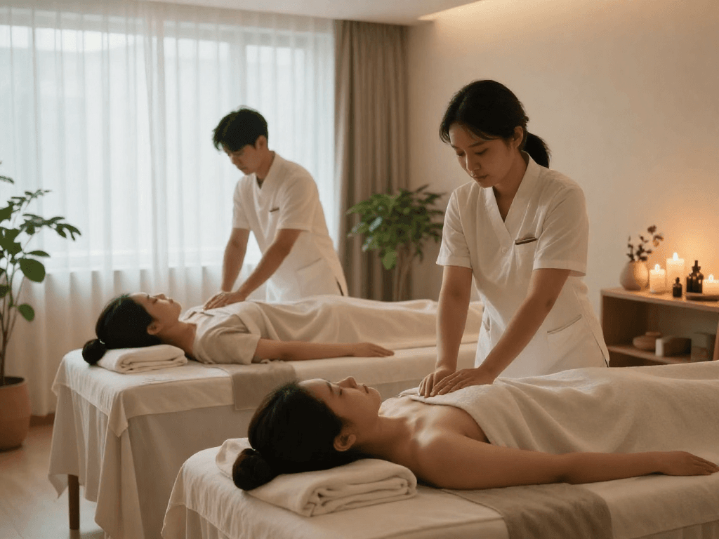 남양주출장마사지 session in a serene spa environment with relaxing ambiance.