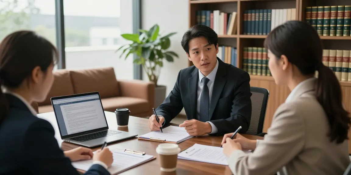 Visit website for expert legal advice in a professional law office with lawyer consulting a client.