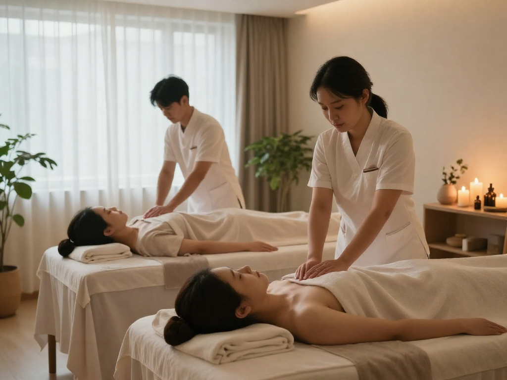 남양주출장마사지 session in a serene spa environment with relaxing ambiance.